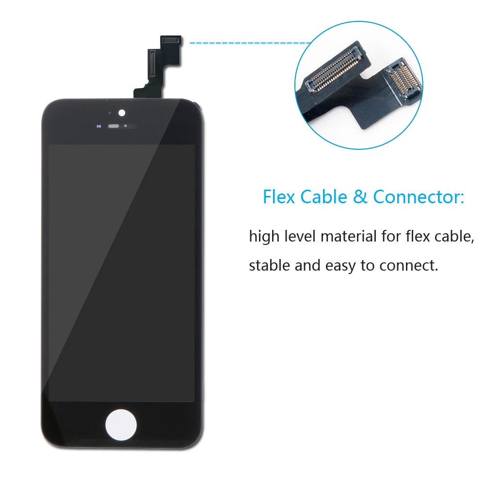 Grade AAA Quality LCD Display for iPhone 5 5G 5C 5S SE Touch Screen Digitizer Assembly Replacement + Repair Tools | Мобильные