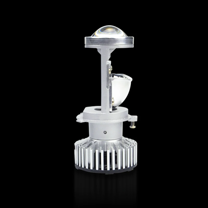 Aozoom хит продаж 2 шт. H4 LED hi lo мини проектор объектив фара для автомобиля прозрачный