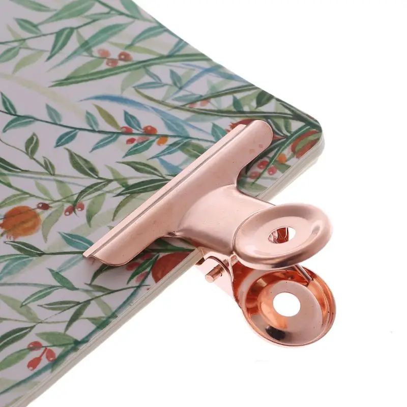 

5 Pcs/set Bulldog Letter Grip Clips Stainless Steel Paper File Binder Clip Clamps Stationary Office Kitchen Storage Bag Clips