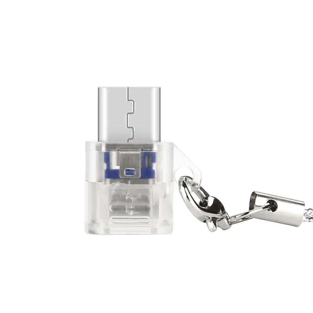 Прозрачный Тип с разъемами типа C и Micro usb кабель для передачи данных из мини