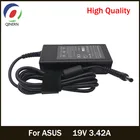19V 3.42A 65W 5,5*2,5mm AC Адаптер зарядного устройства для ноутбука ASUS X550C A450C Y481C V85 A52F X450 X450L X550V X501LA X551C X555 мощность