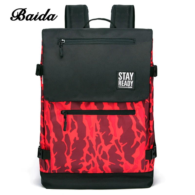Красивые камуфляжные Рюкзак Тенденции моды Bagpack рюкзак стиль Для женщин Сумки для спорта и отдыха рюкзак Zaino для Для мужчин