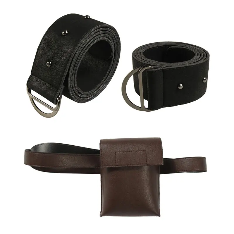 Belts with Bags Как приручить дракона 3 Косплей скрытый мир хиккинг костюм Хэллоуин Рождество взрослых Униформа Outift полный комплект на заказ - Цвет: Belts with Bags