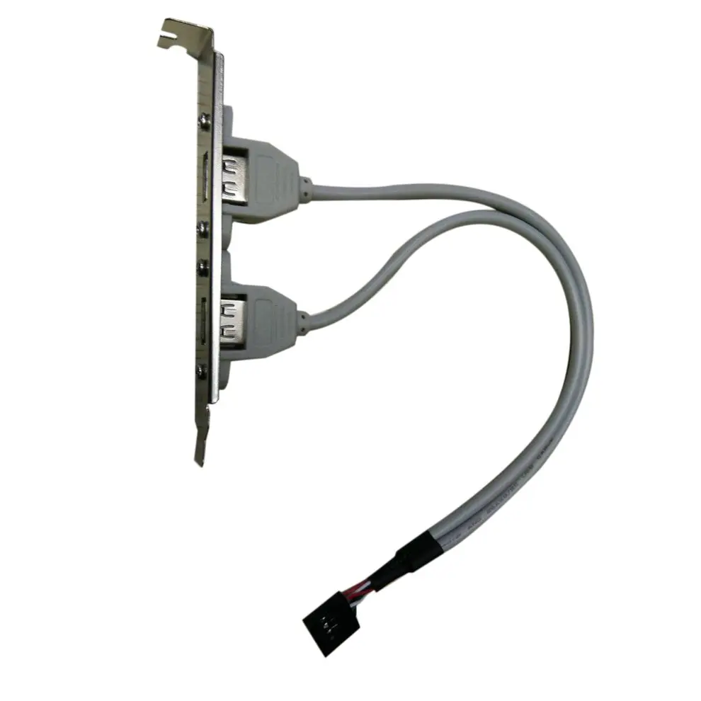 ONLENY 9 pin к USB гнездовой дефлектор бит линия двойной 2 0 Женский порты винт замок