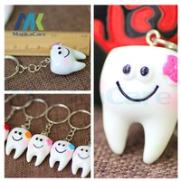3060 pcs simulation tooth pendant keychain small gifts promotional gifts dental hospitals clinics