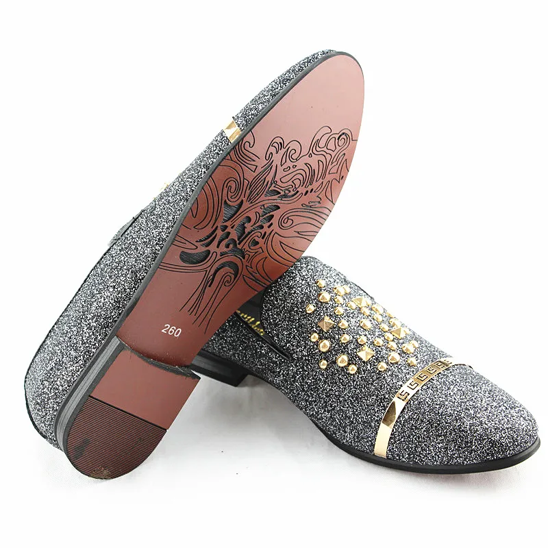 Movechain/Новинка Мужские модные повседневные лоферы на открытом воздухе блестящие