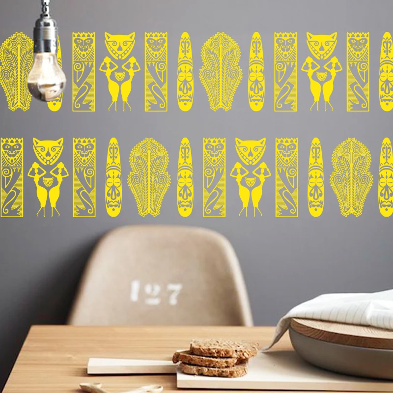 Художественный новый дизайн домашний декор виниловые африканские традиционные