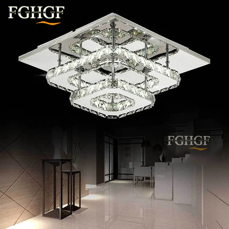 

Modern Crystal LED Chandelier light Fixture For Indoor Chandelier Lamp lamparas de techo Surface Mounting Bedroom Dining Room