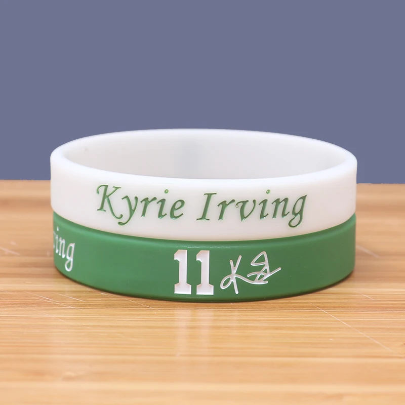 Высокое качество баскетбольная звезда The Celtics Kyrie Irving силиконовые браслеты спорт