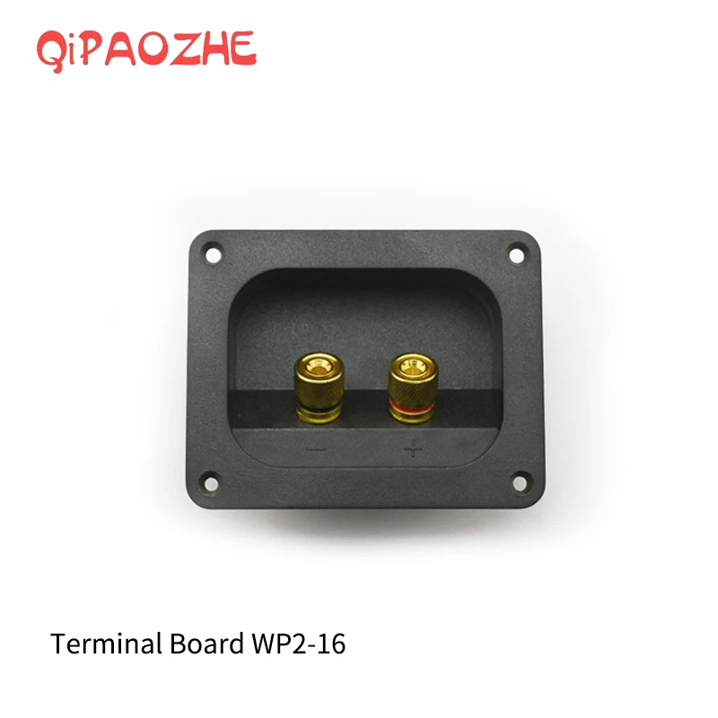 

Board Square Gold plated Binding Post Type Speaker Terminal Cup Wire Cable Box