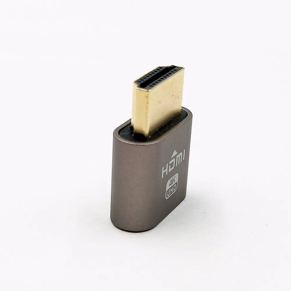 Новый 1 шт. VGA виртуальный дисплей адаптер HDMI 4 DDC EDID пустышка разъем эмулятор