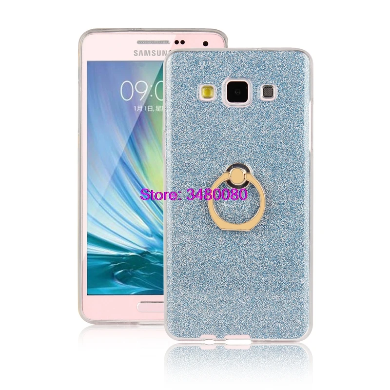 Черное розовое золото мягкое кольцо из ТПУ пряжки Чехлы для samsung Galaxy A5 A 5 500 SM A500 A500F A500H A500FU SM-A500 Чехлы для SM-A500F