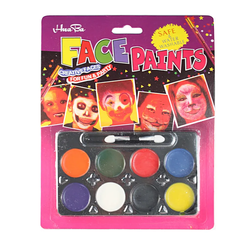 Детский костюм для Хэллоуина вечерние моющиеся средства рисования лица 1