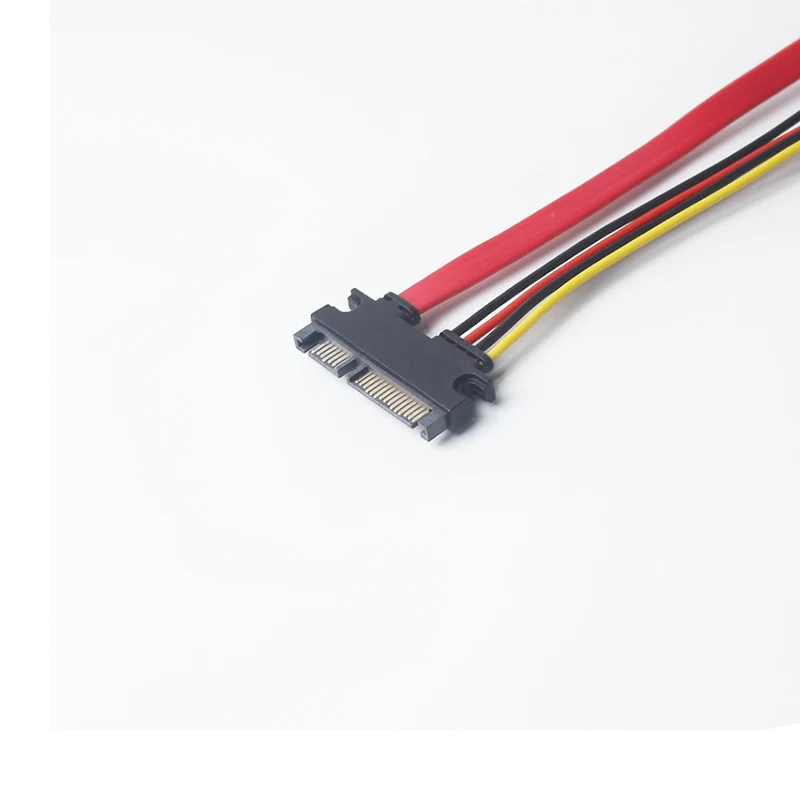 Удлинительный кабель SATA 22Pin 5 шт. штекер гнездо 7 + 15 Pin серия ATA комбинированный для