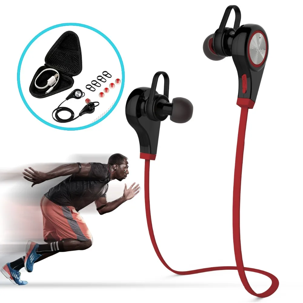 LANGTEK Bluetooth Earphone Headphone Microphone stereo wireless Sports headset bluetooth 4.1 for Iphone Samsung Xiaomi HTC | Электроника