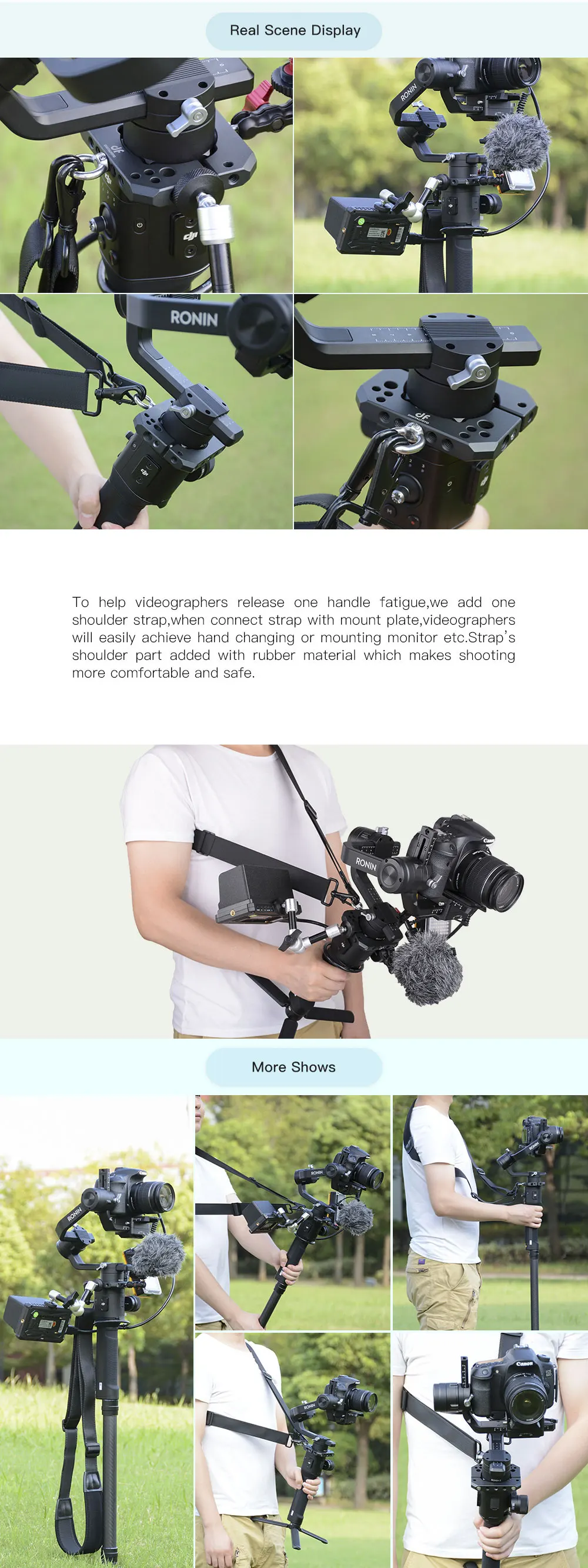Digitalfoto ARES алюминиевый Z axis съемный пружинный шарнир двойная ручка 1,8-5 кг ремень кольцо удлинитель адаптер для Ronin S Crane 2