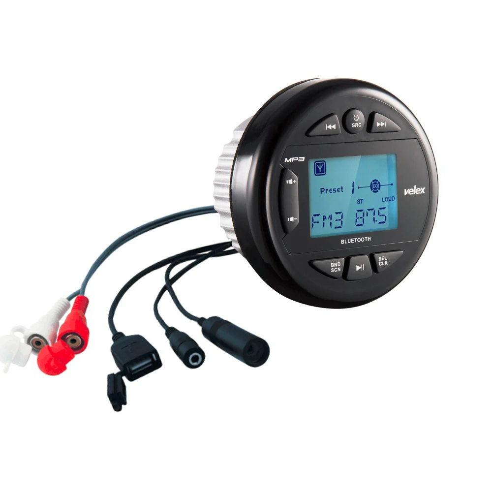 Newest Waterproof Marine Stereo Digital Media Audio Receiver with MP3 Player Radio AM FM USB For Car ATV UTV Boat Motorcycle | Автомобили