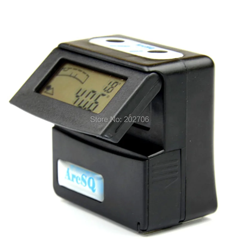 Цифровой угломер точный с магнитным основанием и V образным пазом|box sata|gauge boostgauge