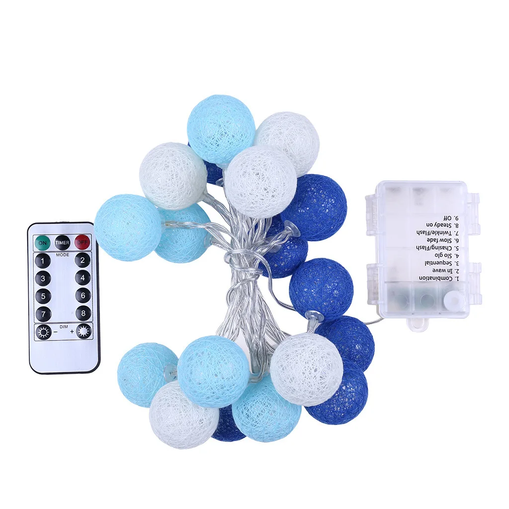 Гирлянда с 20 светодиодами 8 режимов 2 1 м пультом ДУ | Дом и сад