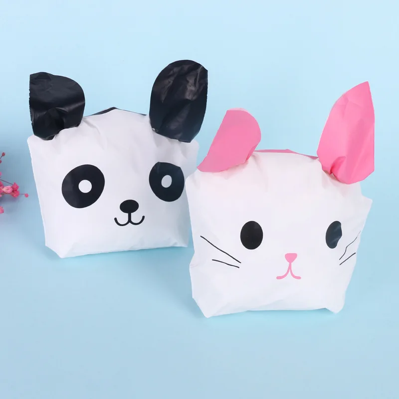 Милые пакеты для конфет 50 шт./лот печенья в виде кролика маленькие закусок кролик