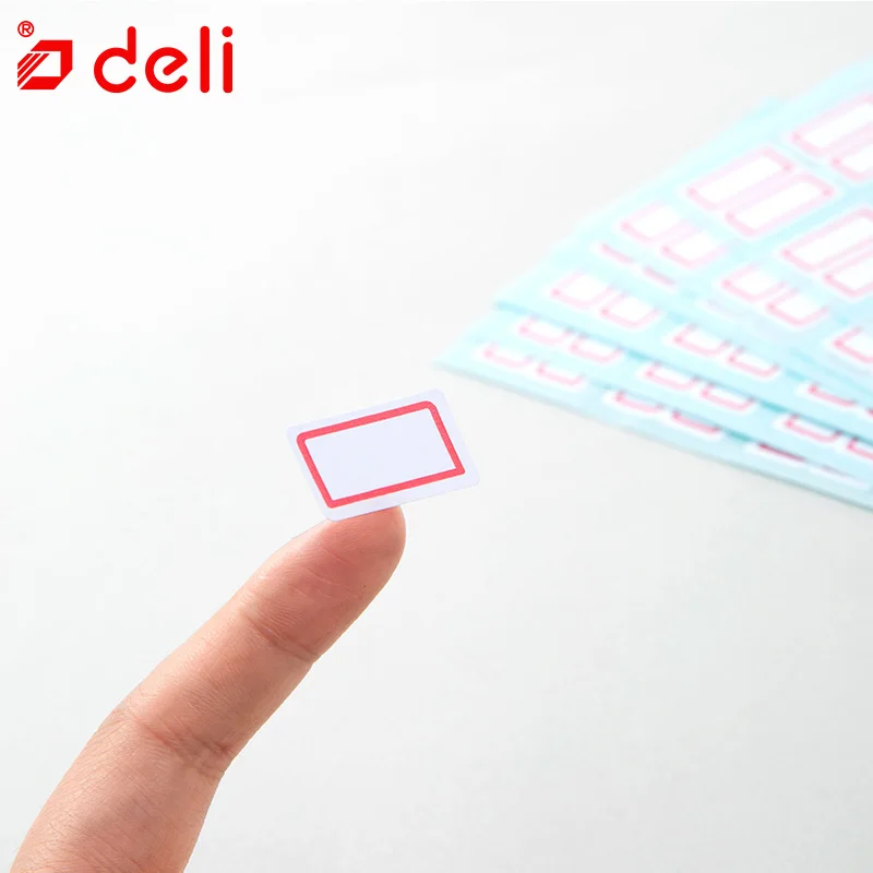 Deli Memo бумага канцелярские самоклеющиеся ярлыки номер этикетки Pad Липкие заметки