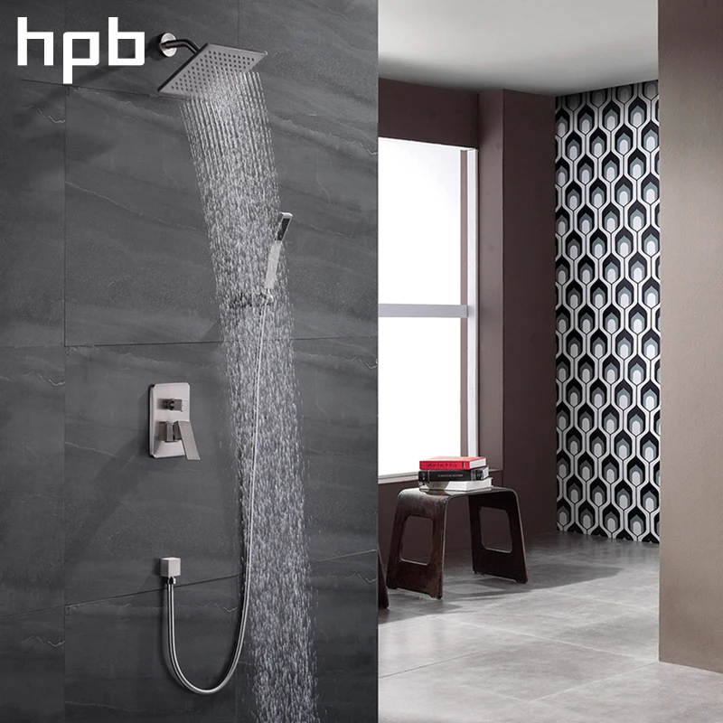 HPB 8 '𧈀*200 см насадка для душа матовый никель смеситель ванны и ванная комната