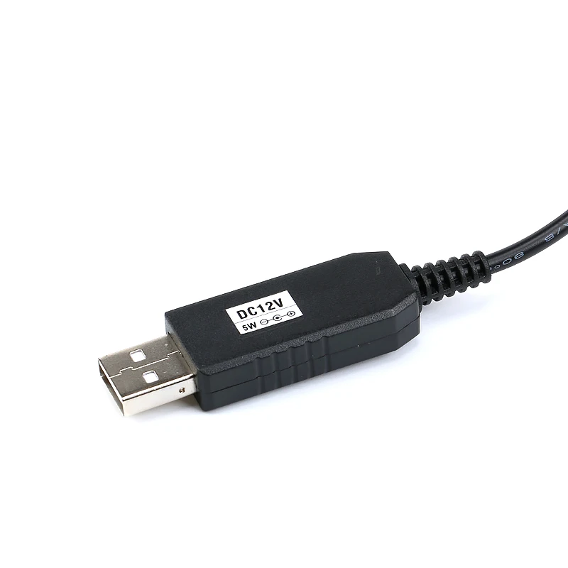 USB 5 в пост. Тока на 12 повышающий кабель 5x2 1 мм штекер преобразователь для
