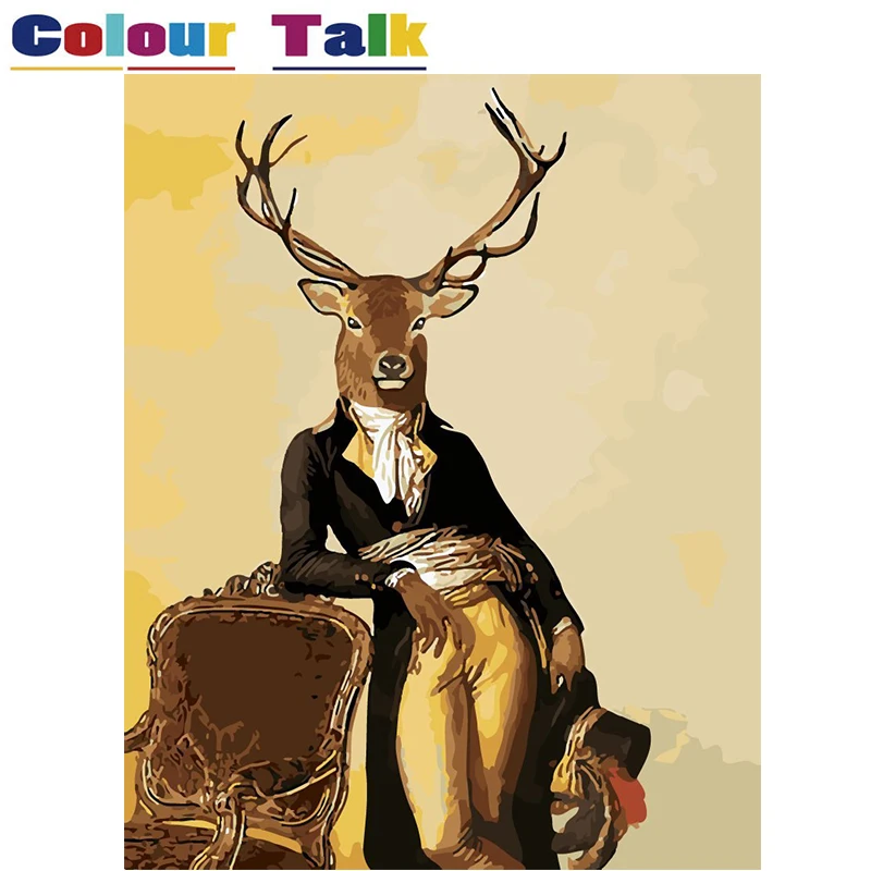 Масло DIY Набор для рисования по номерам взрослых холст картинки гостиной