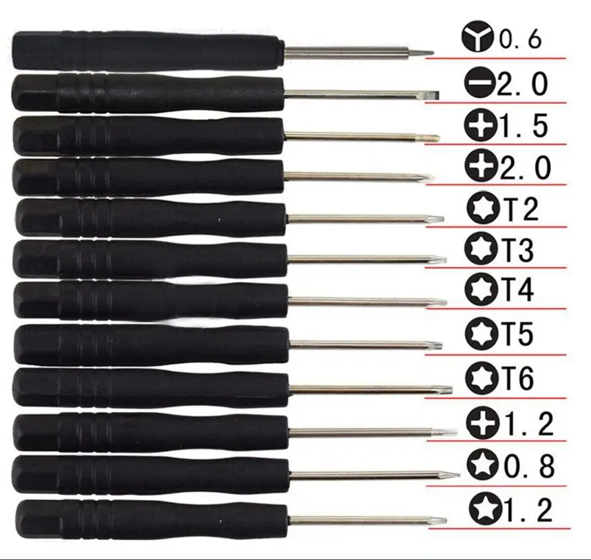 

12pcs Mobile Phone Repair Mini Magnetic Aluminum Alloy Screwdriver Set