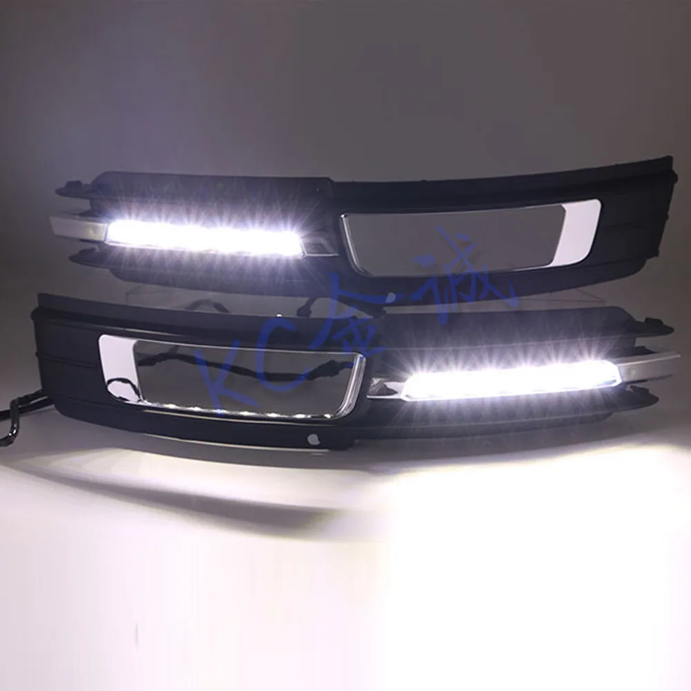 CAPQX для Audi A6L A6 C6 2009-2011 для Quattro RS Cabriolet Allroad передний светодиодный дневной ходовой светильник DRL светильник противотуманная фара
