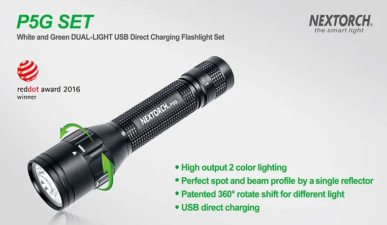NEXOTRCH P5 Dual-light 800 люмен фонарик с USB подзарядкой 18650 батарея DUO переключатель ручной фонарь для охоты Тактический спасательный