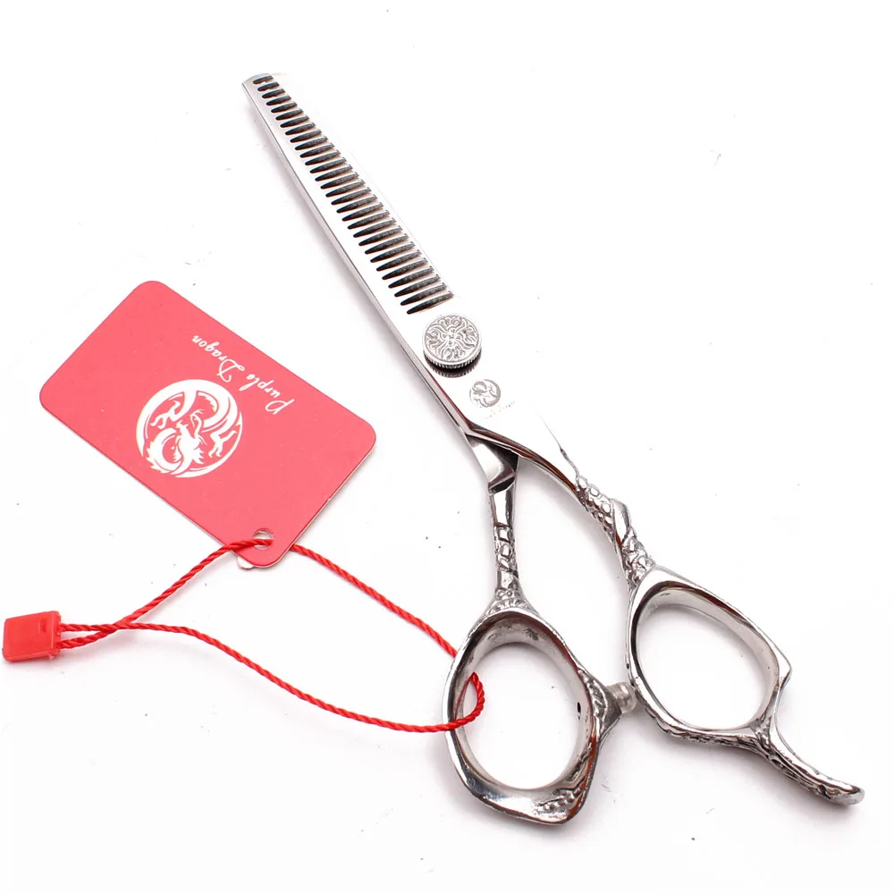 9001 #5 5 &quot440C серебристо-фиолетовый дракон ножницы для стрижки Парикмахерские