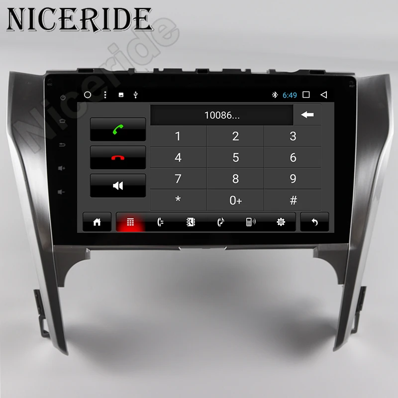 Android 7 1 автомобильный Dvd GPS мультимедийный плеер для Toyota Camry 2012 НАВИГАЦИЯ 2 Din Raido
