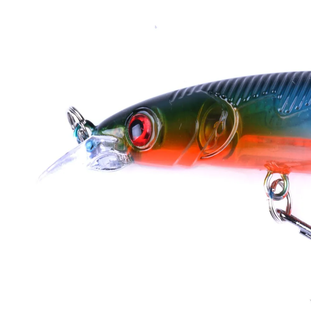 1 шт. Minnow Бас Щука жесткая Рыболовная Приманка Высокое качество наживка приманка