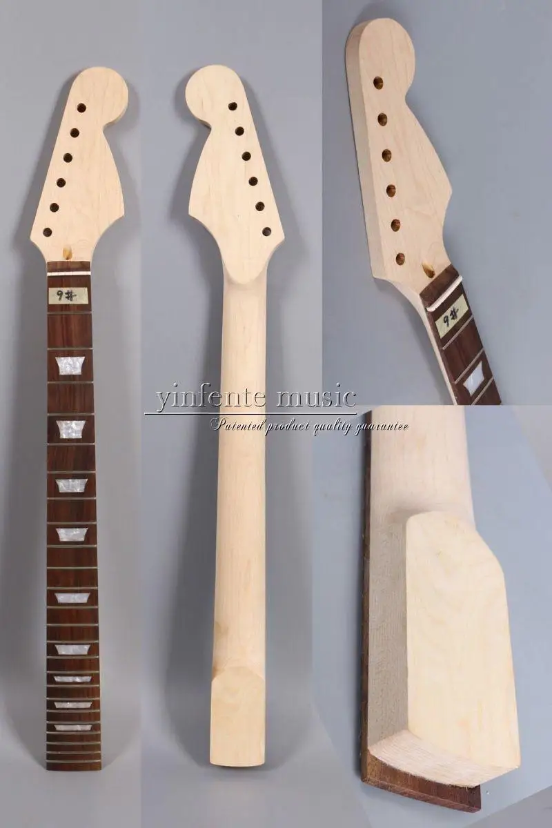 

Electric Guitar Neck Maple 24Fret 25.5inch Rosewood Fretboard Replacement Guitar parts & accessories