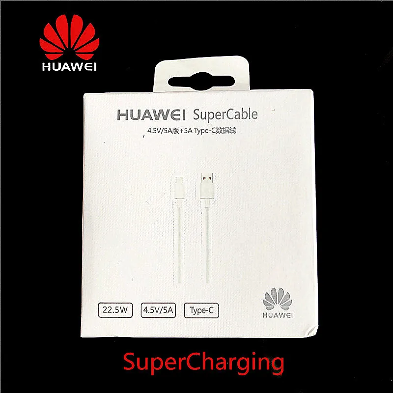 Оригинальный супер зарядный кабель Huawei 4 5 В/5A 3 1 USB Type C для huawei MATE 9 10 20 Pro P9 P10 P20 Honor