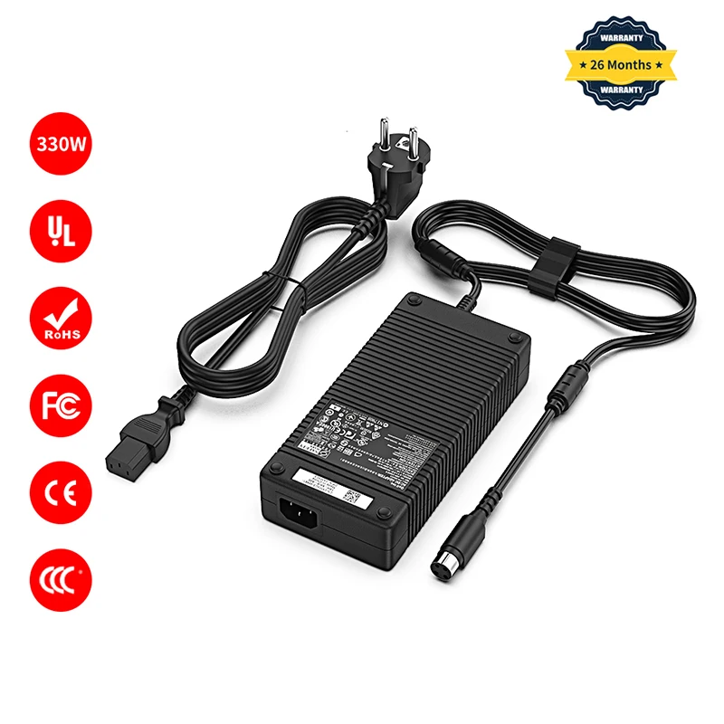 

19.5V 16.9A 330W 4 Hole AC Adapter Power Supply for MSI Alienware X711 GT83VR MSI Desktop Trident 3 Series ADP-330AB Delippo