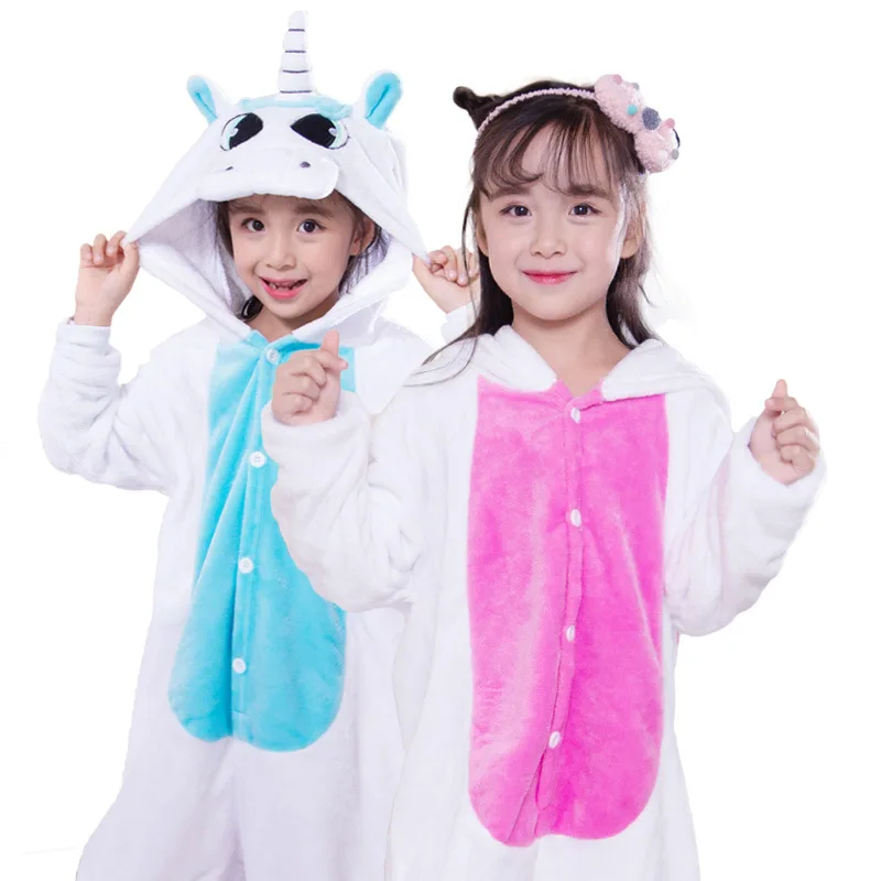 

SAILEROAD Children's Pajamas Set For Girls Unicorn Pajamas Kids Flannel Kigurumi Child Animals Pyjamas Sleepwear Winter Onesies