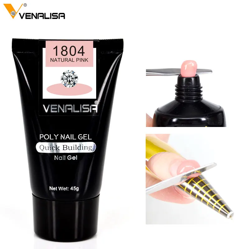 2019 новый дизайн ногтей Venalisa canni камуфляж цвет продлить строитель акриловый