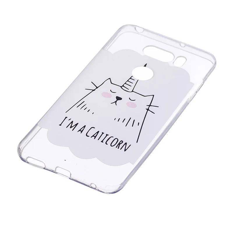 12 Pattern Cover Case For LG V30 V 30 6.0&quot Protection Bag Soft TPU Silicone Transparent Cell Phone Back Shell Cute Cartoon Style |