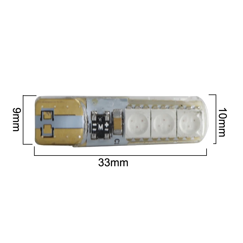 10 шт. t10 w5w 12V 24v led интерьер автомобиля грузовика осветительные лампочки canbus супер