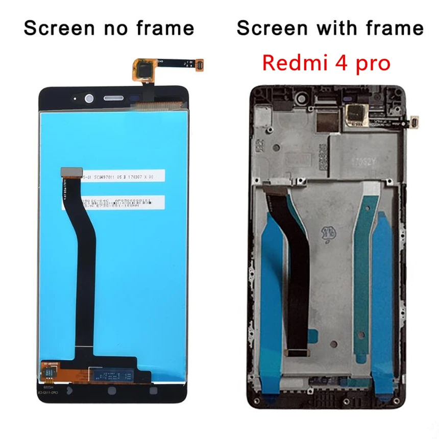 3 шт./лот LCD для Xiaomi Redmi 4 Pro дисплей сенсорный экран с рамкой Замена Prime LCD|Экраны