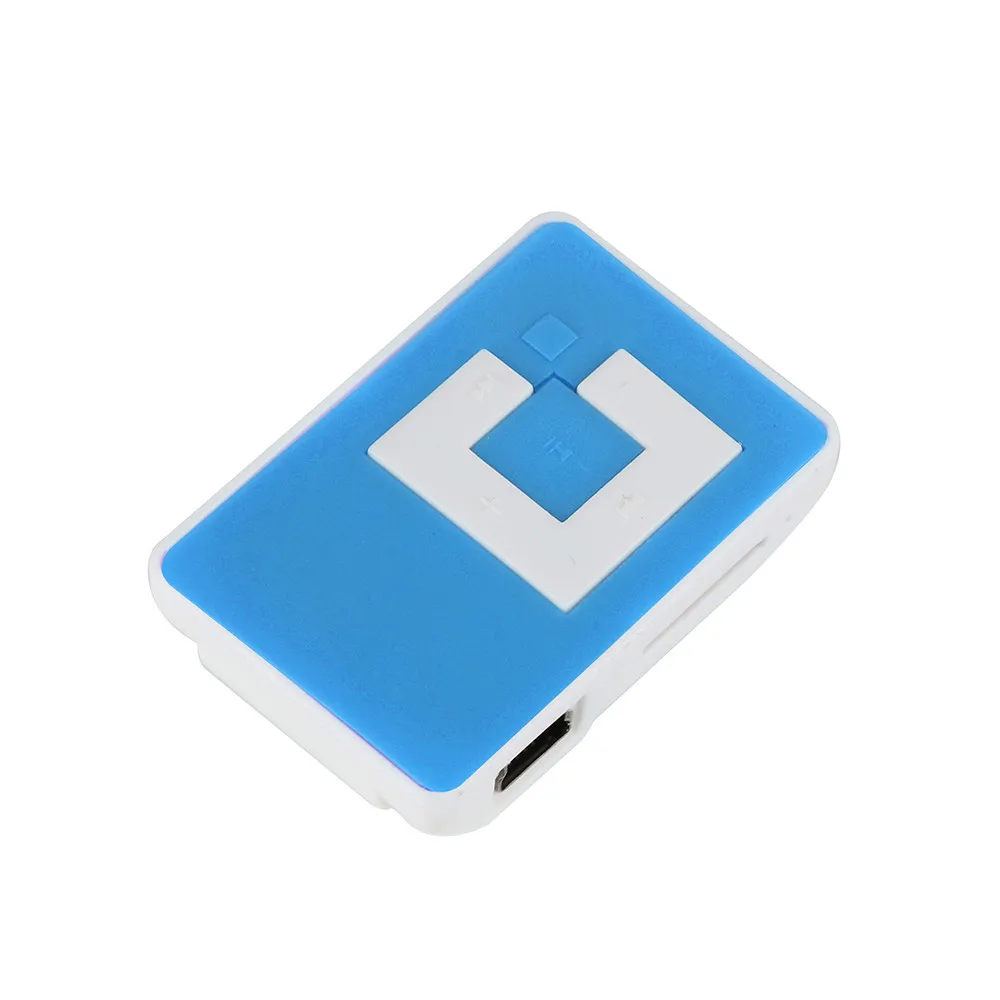 Mp3 плеер с креплением для наушников USB мини mp3 медиаплеер поддержкой карт Micro TF 32 ГБ