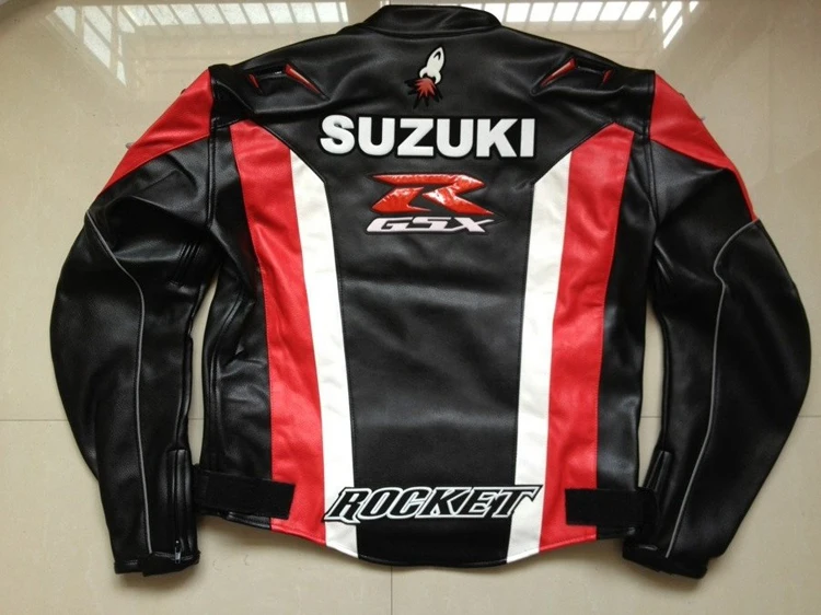motorcycle jacket men PU leather riding racing anti-dropping motocross clothing for suzuki | Автомобили и мотоциклы