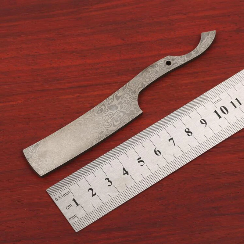 Стальной бритвенный нож с узором пластина сделай сам Материал ножа 1 шт.|knife