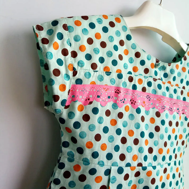Kids Dresses For Summer Girls Dress New Fashion Vintage Polka Dot Princess | Детская одежда и обувь