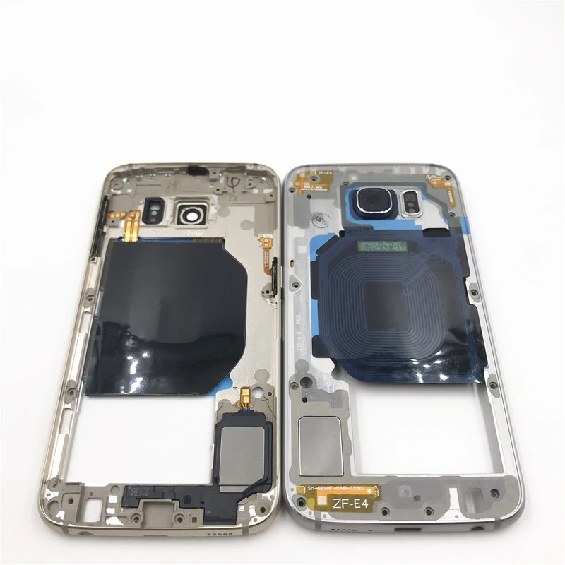 Новая Оригинальная средняя пластина рамка для Samsung Galaxy S6 G920F edge G925F полный корпус