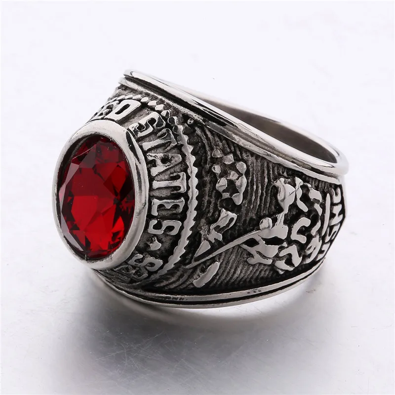 GULICX 2016 Бренд США Морская Лодка Тун таверна палец кольцо из нержавеющей стали для