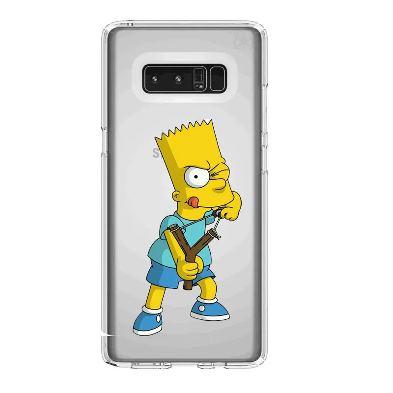 TPU Симпсон ТПУ мягкий чехол для samsung A30 A50 S10LITE S6 S9 S7 S8 S9PIUS S7EDGE 2018A8 A6 NOTE9 NOTE8 A8PIUS A6PIUS - Цвет: TPU