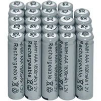 612243240pcs aaa 1800mah 1 2v ni mh rechargeable battery 3a grey cell mp3 rc toys